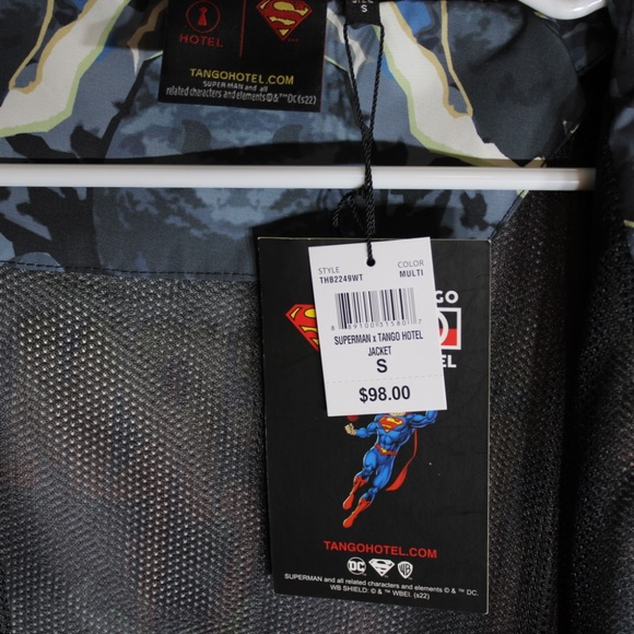 Superman Tango Hotel Jacket Mens Small‎ - Picture 5 of 5